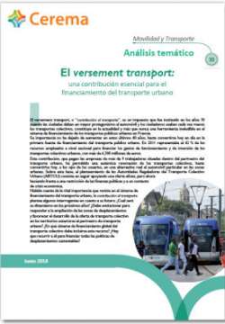 Movilidad y transporte - Analisis tematico n° 30 - El versement transport